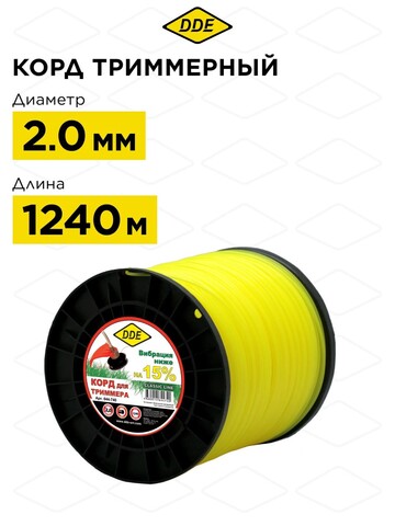 Корд триммерный на катушке DDE 