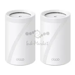 Бесшовный Mesh роутер TP-Link Deco BE65 BE9300 100/1000/2500BASE-T белый (упаковка 2 шт)