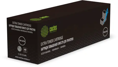 Картридж лазерный Cactus CS-TK1270-MPS TK-1270 черный (1200стр.) для Kyocera MA4000x, MA4000fx, MA4000wifx