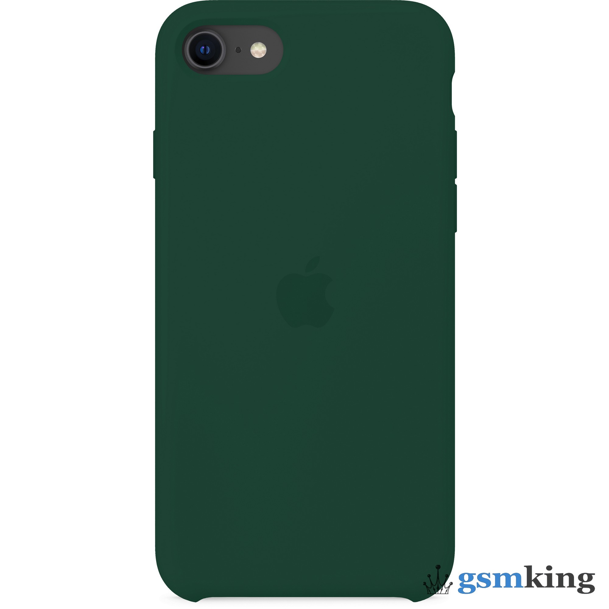 Чехол Silicone Case iPhone 7 | 8 | SE 2020 | 2022 Forest Green «Зелёный лес»  - цена 0.0 ₽.