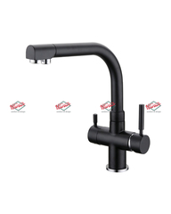 Смеситель для кухни с фильтром Warmer Black Line KPV-0202