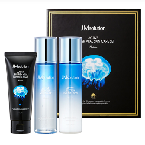 JMsolution Active Jellyfish Vital Skin Care Set Prime набор для увлажнения кожи с экстрактом медузы