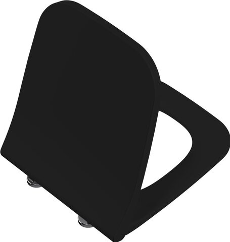 Сиденье для унитаза с микролифтом чёрное VitrA Shift 191-083-009