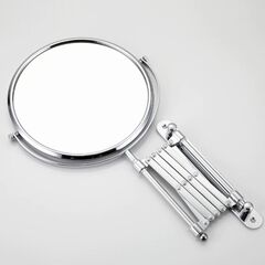 Зеркало с держателем настен, кругл, металлик, Frap, F6408