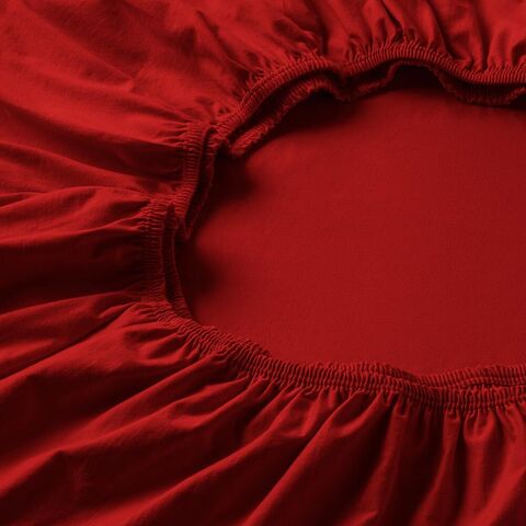 Простыня на резинке 150x200 Estella 475 purpur пурпурная