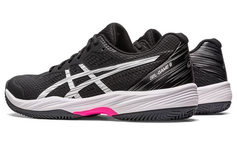 Кроссовки мужские Asics Gel-Game 9 Clay/OC - black/hot pink