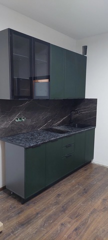 Кухня Николь 2.0/900 м холст сапфировый