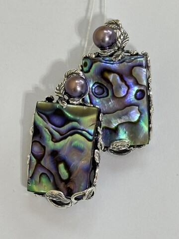 Эрика (серьги из серебра)