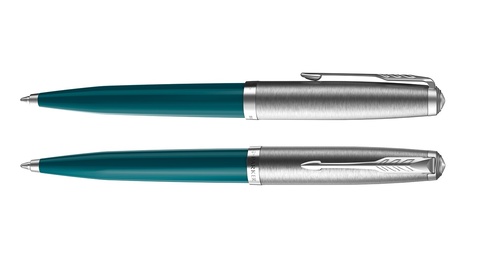 Ручка шариковая Parker 51 Core, Teal Blue CT (2123510)