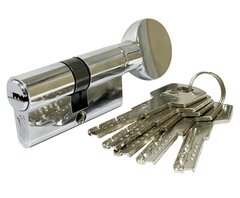 Механизм цилиндрический с повышенной секретностью серия Z ZC60мм-ZC120мм CP хром