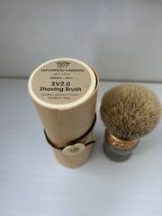 Помазок Saponificio Varesino искусственный рог, Маньчжурский барсук