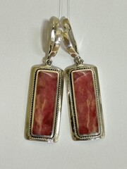 Трунса (серьги из серебра)