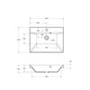 BelBagno BB600/450-LV-ART-AST-NERO Раковина из искусственного камня, чёрная, 600x450x150