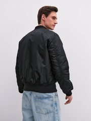 Бомбер Alpha Industries MA-1 Mod Flight Jacket Black (Черный)