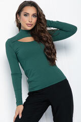 Блуза Лилит (изумруд) Б11256 LT Collection