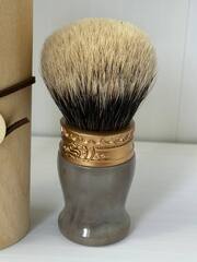 Помазок Saponificio Varesino искусственный рог, Маньчжурский барсук