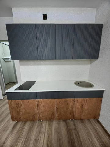 Кухня Оливия 2.0 м шарли мокко / шарли pink