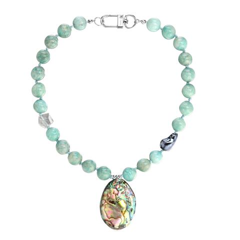 Ожерелье MARINA из Амазонита