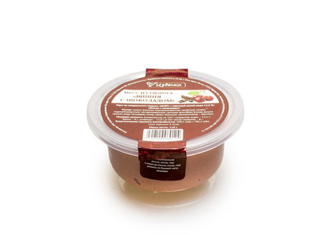 Мусс творожный с вишней и шоколадом Избенка, 110г