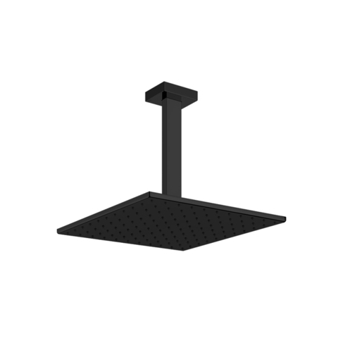 Gessi Rettangolo Верхний душ для потолочного крепления 300x300мм, цвет: черный 15186#299
