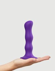 Фиолетовая насадка Strap-On-Me Dildo Geisha Balls size M - 