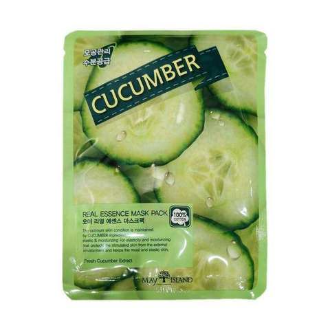 May Island Real Маска для лица тканевая Real Essence Cucumber Mask Pack