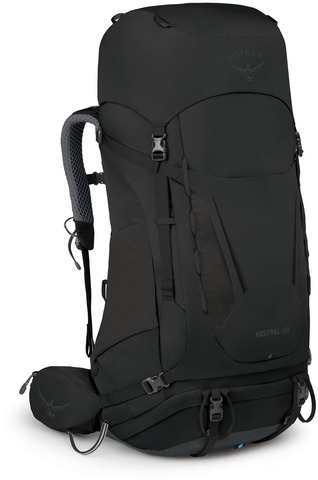 Картинка рюкзак туристический Osprey Kestrel 68 Black - 1