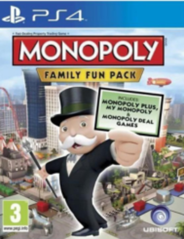 Monopoly Family Fun Pack (диск для PS4, полностью на русском языке)