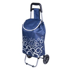 66-8-033 Сумка-тележка хозяйственная синяя, 92x35x28см, колёса D150мм, сталь (РемоКолор)