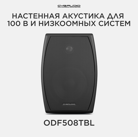 CVGAUDIO ODF508TBL Двухполосная настенная акустическая система 8ohm/100V