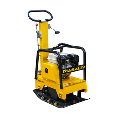 Виброплита реверсивная Masalta MSH160E-4 бензиновая - [161 кг / 30,5 кН / Honda GX200]