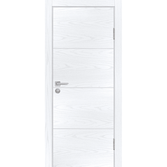 Купить Межкомнатная дверь экошпон Profilo Porte P-2 дуб скай белый кромка ABS глухая