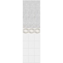 Панель ПВХ Novita 3D Волна фон 2700х250мм