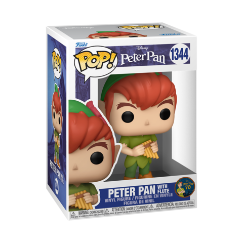 Funko Pop! POP Disney: Peter Pan70th- Peter w/flute