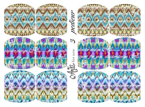 Слайдер наклейки Arti педикюрные П3 купить за 100 руб