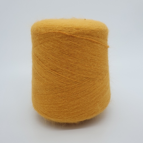 Пряжа Chiara 2/9000 (80% ангора спайки, 20% полиамид) 450м/100гр, охра