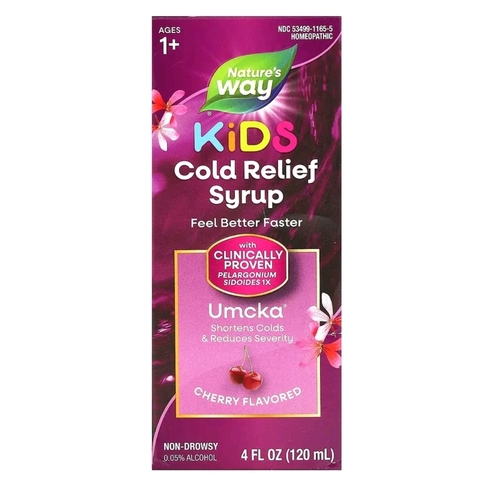 Nature's way, Umcka, ColdCare, для детей 6 лет и старше, вишневый вкус, 120 мл (4 жидк. унции)