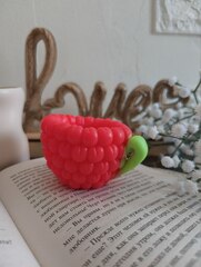 Силиконовая форма «Чашка Малинка»