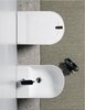 ArtCeram The One THV001 13 00 Унитаз, Artceram, The One, безободковый, тип установки-подвесной, ширина, мм-360, глубина, мм-520, высота, мм-370, форма чаши-овальная, выпуск-горизонтальный, без декора, материал-санфаянс, сиденье-необходимо заказать, к