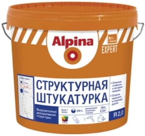 Alpina Expert STRUKTURPUTZ R 20 / Альпина Эксперт Структурпутц Р 20 штукатурка структурная короед