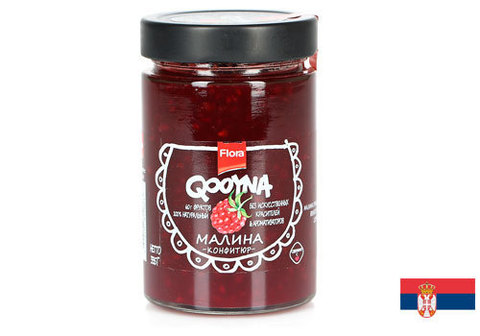 Конфитюр "Малина" Qooyna, 335г