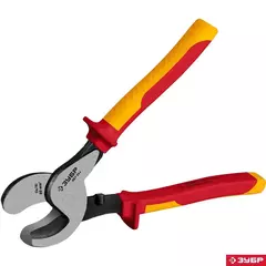 ЗУБР НКУ-24В, d 16мм, 240мм, 1000В, усиленный, диэлектрический кабелерез, Профессионал (23346-25V)