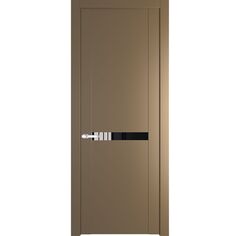 Межкомнатная дверь эмаль Profil Doors 1.4P перламутр золото остеклённая