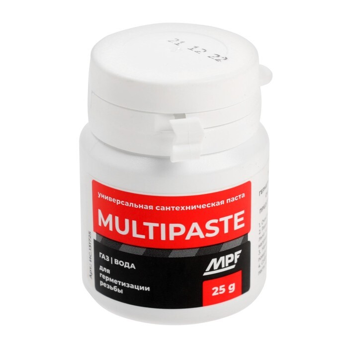 Паста уплотнительная Masterprof ИС.131725 MULTIPASTE, универсальная, 25 ...