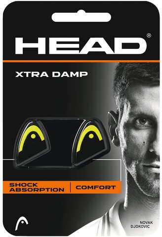 Виброгаситель теннисный Head Xtra Damp - black/yellow