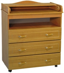 Комод  "Мишка" №3 (слоновая кость)