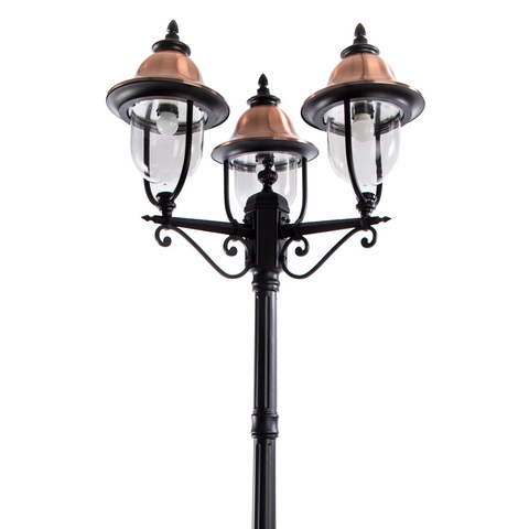 Уличный светильник Arte Lamp Barcelona A1486PA-3BK