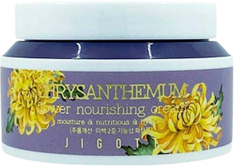 Jigott Cream Крем для лица питательный с экстрактом хризантемы Jigott Chrysanthemum Flower Nourishing Cream