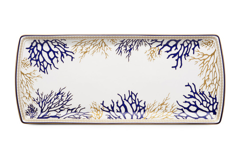 Блюдо 35х15см Pozzi Milano 1876 Corallo