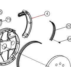 Кожух диска ПУЛЬСАР ШМБ 225-750С (918-916-004)